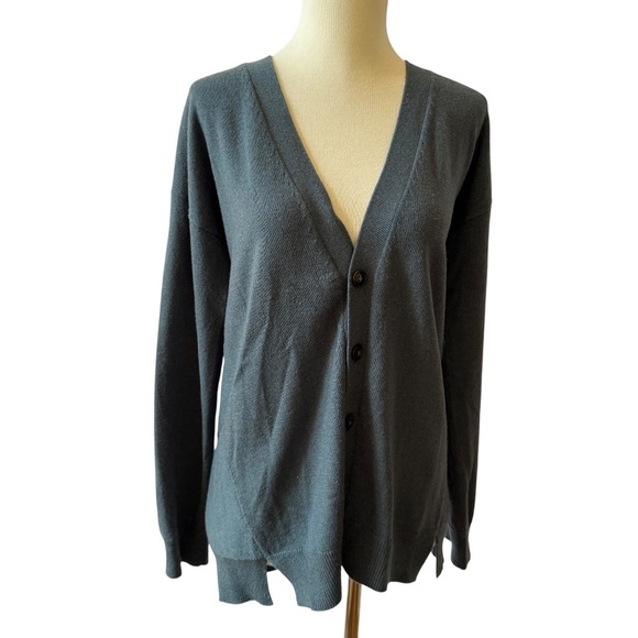 CLOSED CARDIGAN SWEATER WOOL CASHMERE PREPPY DESIGNER LUXURY OFFICE FALL TIME - Picture 2 of 12